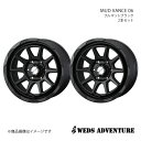 WEDS-ADVENTURE/MUD VANCE 06 ハイエースバン 200系 ホイール 2本セット 0040206×2【16×6.5J 6-139.7 INSET38 FULL MAT BLACK】(2)