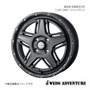 WEDS-ADVENTURE/MUD VANCE 07 NT100 クリッパー DR16T ホイール 1本 0040540【12×4.0B 4-100 INSET40 FLINT GRAY(フリントグレイ)】(2)