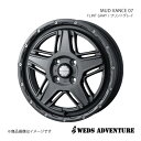 WEDS-ADVENTURE/MUD VANCE 07 eKスペース B11A アルミホイール1本【15×4.5J 4-100 INSET45 FLINT GRAY(フリントグレイ)】0040542