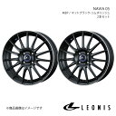 LEONIS/NAVIA 05 ヴィッツ 90系 15インチ車 アルミホイール2本セット【15×5.5J 4-100 INSET43 MBP】0036249×2