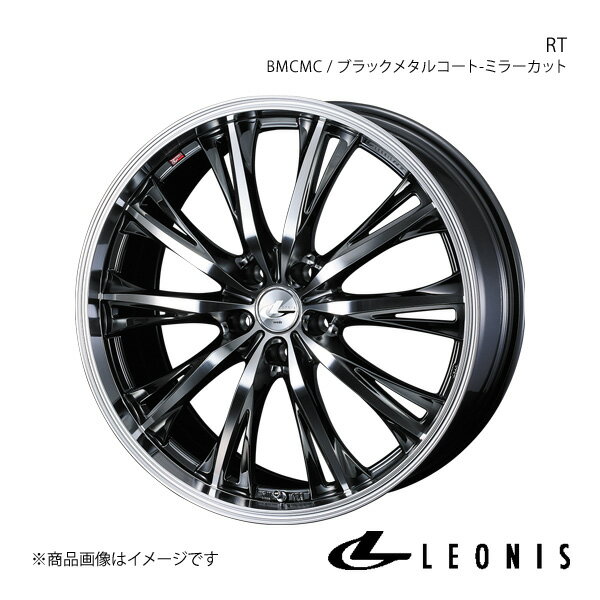 LEONIS/RT ノア 80系 5ナンバー車 アルミホイール1本【18×7.0J 5-114.3 INSET55 BMCMC】0041191