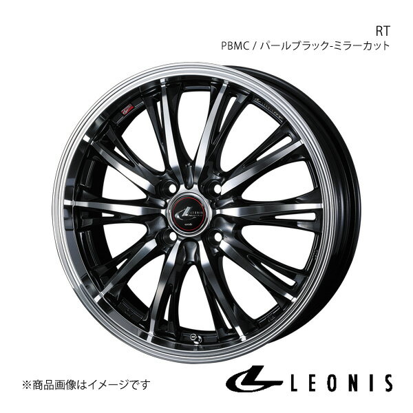 LEONIS/RT ミラトコット LA550系 アルミホイール4本セット【15×4.5J 4-100 INSET45 PBMC】0041158×4