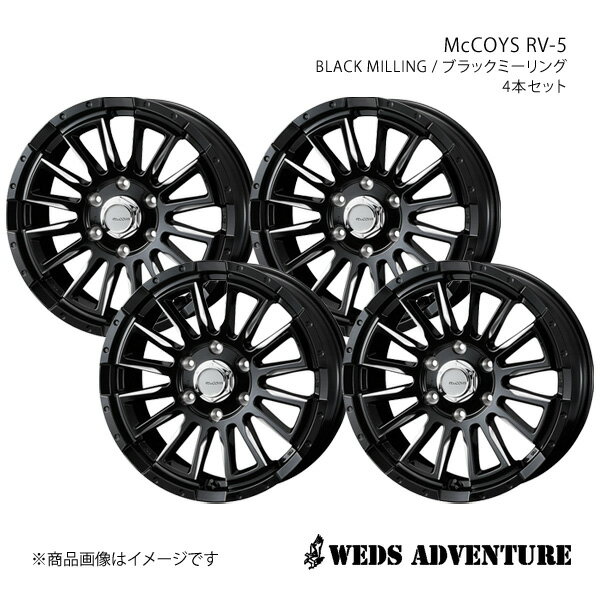 WEDS-ADVENTURE/McCOYS RV-5 ϥХ 200 ߥۥ4ܥåȡ166.5J 6-139.7 INSET38 BLACK MILLING00409834