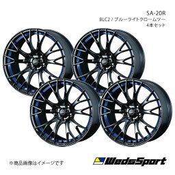 WedsSport/SA-20R デリカD:5 CV2W/CV4W アルミホイール4本セット【18×7.5J 5-114.3 INSET45 BLC2】0072800×4