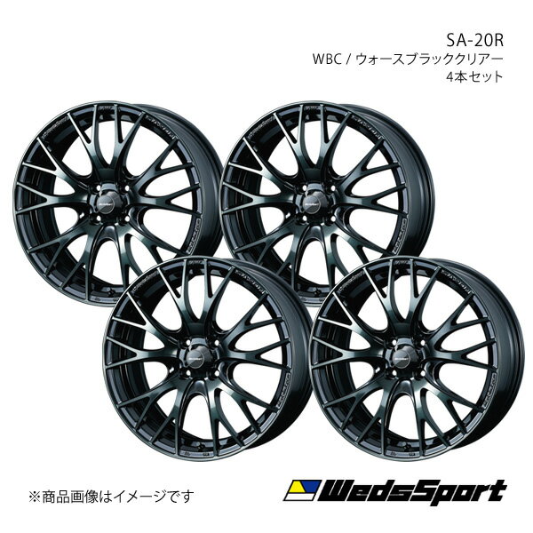 wedssport/SA-20R SX4 Sクロス YA22S/YB22S 2017/7〜 ホイール 4本セット 0072739×4【18×7.5J 5-114.3 INSET45 WBC】