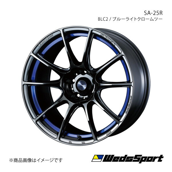 WedsSport/SA-25R アルファード 10系 4WD アルミホイール1本【18×8.0J 5-114.3 INSET45 BLC2】0073852