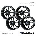 WedsSport/SA-25R アルファード 30系 2018/1～ 純正タイヤサイズ(235/45-19) アルミホイール4本セット【19×8.5J 5-114.3 INSET38 METAL BLACK/F】0073815×4