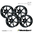 WedsSport/SA-75R IS250 20系 アルミホイール4本セット【18×7.5J 5-114.3 INSET45 HBC2】0074030×4