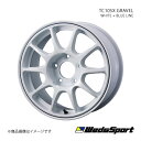 WedsSport/TC105X GRAVEL クラウン 170系 純正タイヤサイズ(195/65-15) アルミホイール1本【15×7.0J 5-114.3 INSET35 WHITE BLUE LINE】0073968