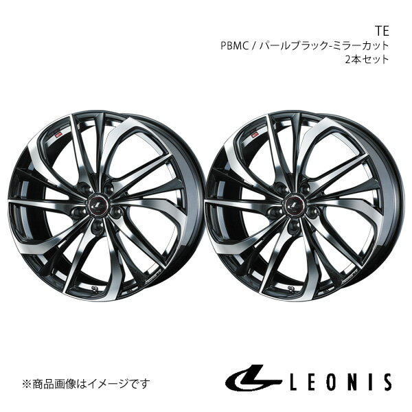 LEONIS/TE プレミオ 260系 ホイール 2本セット 0038765×2【17×7.0J 5-100 INSET47 PBMC】