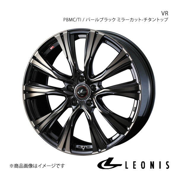 LEONIS/VR レガシィB4 BL系 ブレンボキャリパー除く アルミホイール1本【18×7.0J 5-100 INSET47 PBMC/TI】0041261 1