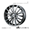 LEONIS/VT ピクシススペース L570系 アルミホイール1本【16×5.0J 4-100 INSET45 BMCMC(ブラックメタルコート ミラーカット)】0036335