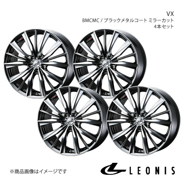 LEONIS/VX エクリプスクロス GK/GL系 アルミホイール4本セット【19×8.0J 5-114.3 INSET38 BMCMC】0033287×4