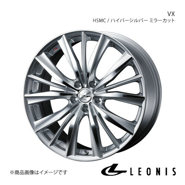 LEONIS/VX フーガ Y51 FR アルミホイール1本【19×8.0J 5-114.3 INSET38 BKMC】0033286