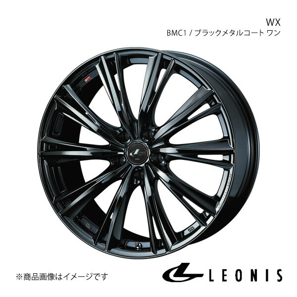 LEONIS/WX MX-30 DREJ3P 4WD アルミホイール1本【19×8.0J 5-114.3 INSET48 BMC1(ブラックメタルコート ワン)】0039272