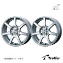 Treffer/ZR ミライース LA350系 アルミホイール2本セット【13×4.5J 4-100 INSET45 シルバー】0034180×2