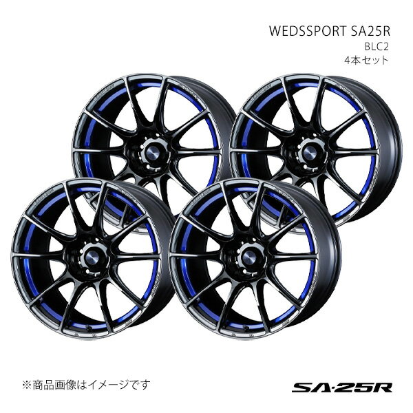 SA25R クラウンマジェスタ 210系/FR アルミホイール4本セット 0073759×4【18×9.5J 5-114.3 INSET45 BLC2】(2)