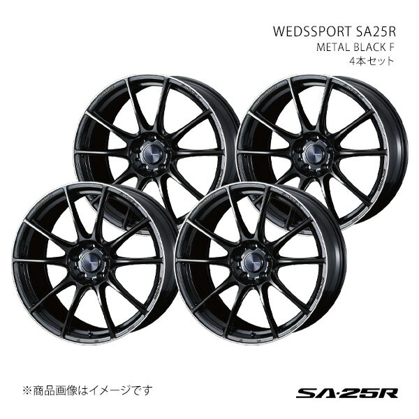 SA25R スープラ 80系 アルミホイール4本セット 0073820×4【19×8.5J 5-114.3 INSET45 METAL BLACK/F】