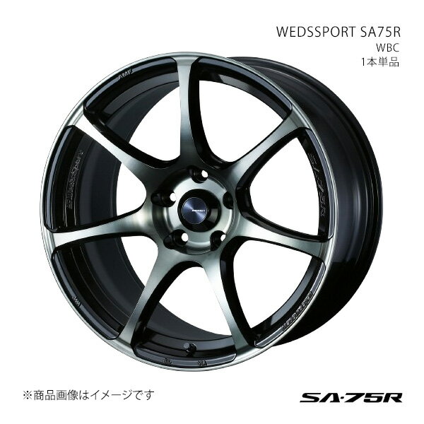 SA75R インプレッサWRX STI GRF・GVF(2ポットキャリパー) アルミホイール1本単品 0073990【18×8.5J 5-114.3 INSET50 WBC】