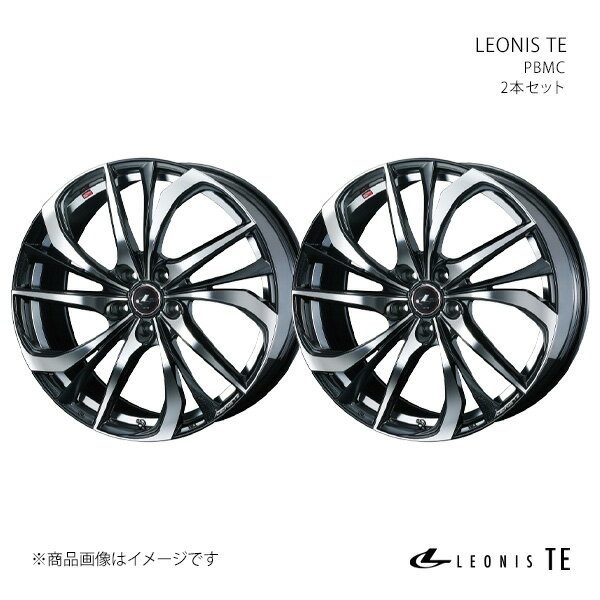LEONIS TE レガシィワゴン BP系(ブレンボキャリパー除く) ホイール 2本セット 0038765×2【17×7.0J 5-100 INSET47 パールブラックミラー】