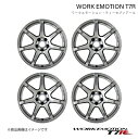 WORK EMOTION T7R BENZ (W205) C200 AVANTGARDE-AMG RBA-205042 1ピース ホイール 4本 1台分【18×7.5J 5-112 INSET47】×2【18×8.5J 5-112 INSET45】×2 GTS