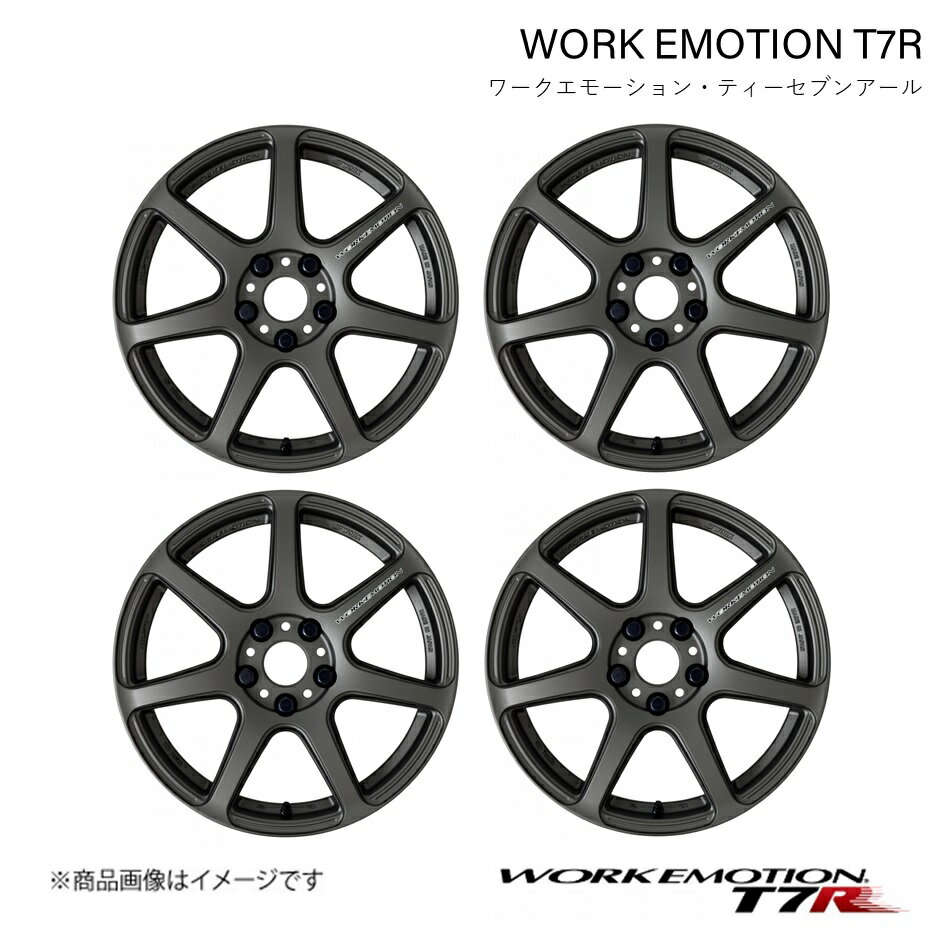 WORK EMOTION T7R ホンダ エアウェイブ 2WD DBA-GJ1 1ピース ホイール 4本 1台分【16×6.5J 4-100 INSET42 マットカーボン】