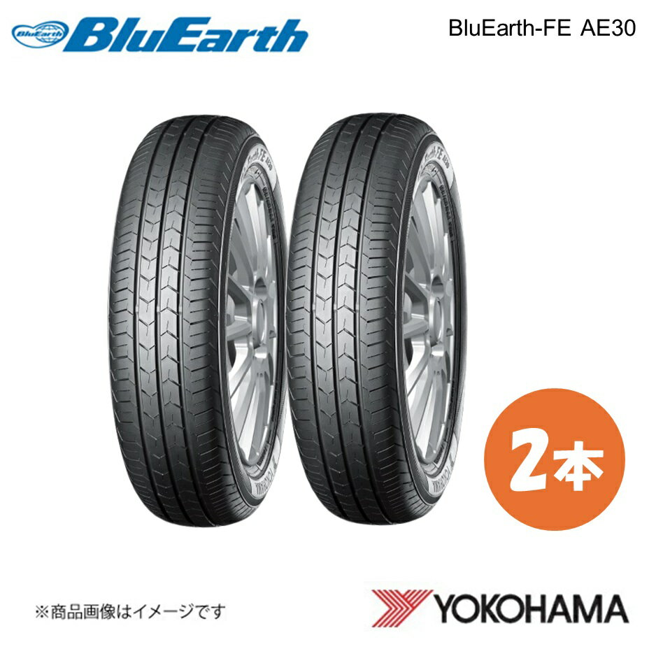 YOKOHAMA ヨコハマタイヤ 新車装着タイヤ BluEarth-FE AE30A 155/65R14 75S 2本 ニッサン デイズ B4#W R4387