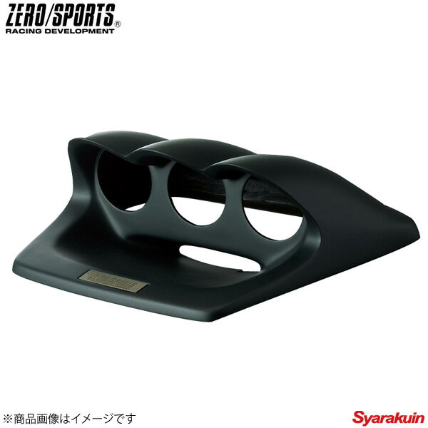 ZEROSPORTS/ゼロスポーツ トリプルメーターフード　グレー塗装モデル インプレッサワゴン GGA/GGB 3連 Φ60追加メーター用 0930003