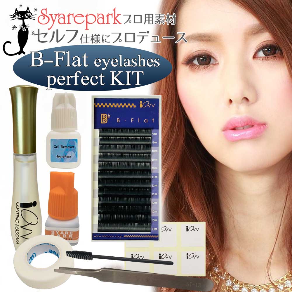 B-Flat eyelashes Perfect KIT Zt }cGN Lbg  p[tFNgZbg R[eBOet O[2ml O[V[g cCU[ ܂уuV e[v WF[o[ Ztt Zt Zbg