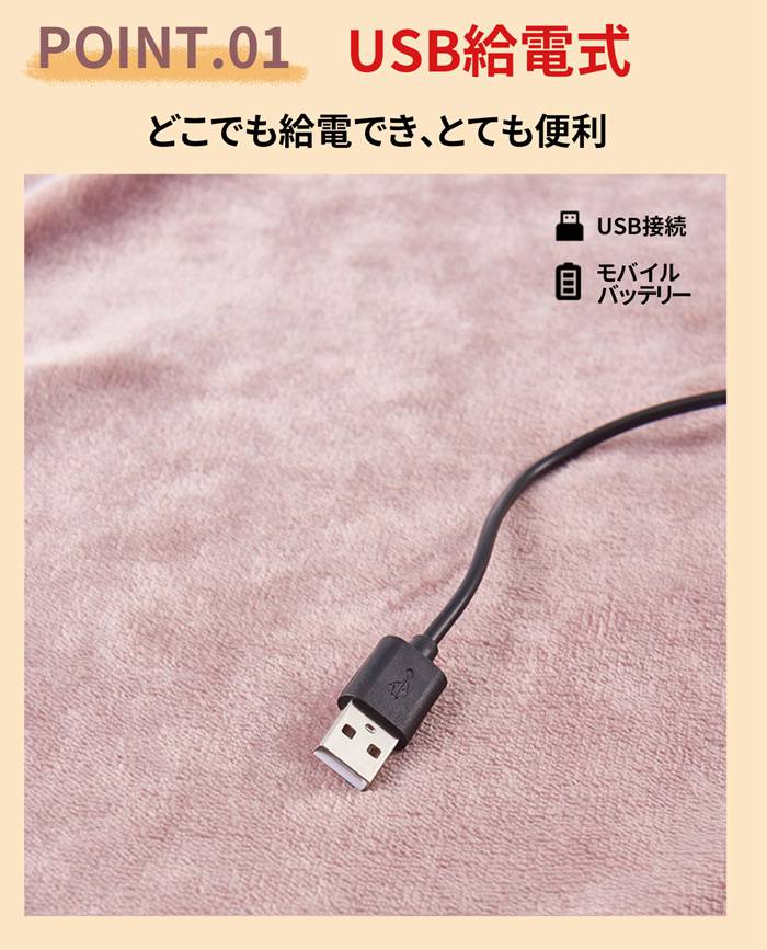 電気毛布 掛け毛布 3段階温度調節 USB給電式 ブランケット 掛け敷き 掛け 速熱 ふわふわ 洗える 電気ブランケット 肩掛け 発熱 電熱 ひざ掛け 省エネ 洗える 敷き 大判サイズ 4way仕様 3サイズ選べる 柔らかい 防寒対策 - 2