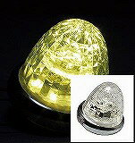 超流星マーカーランプ　DC12v/24v共用　クリアーレンズタイプ イエロー　（CE-161C）【送料無料】