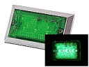LED3 ハイパワーフラットマーカーランプNEO(ネオ)DC12v/24v共用 グリーン(カラーレンズ仕様)No.534513【送料無料】