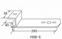 【送料無料】(10個セット)ステー│HSB-6 バスマーカーステー(発送グループ:B)
