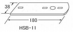 【送料無料】ステー│HSB-11 バスマーカーステー（発送グループ：B）