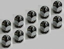 JBホイールナットキャップ【新ISOホイール】 33mmナット用 10ヶ入 フロント/リア共用(発送グループ:B)【送料無料】