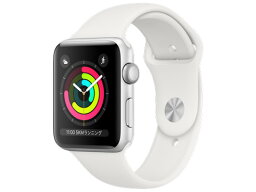 Apple Watch Series 3 GPSモデル 42mm MTF22J/A [ホワイトスポーツバンド] Apple Apple Watch Series 3 GPSモデル 42mm ウェアラブル端末・スマートウォッチ