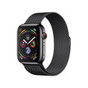 MTX32J/A Apple Apple Watch Series 4 GPS+Cellularモデル 44mm [スペースブラックミラネーゼループ] スマートウォッチ本体