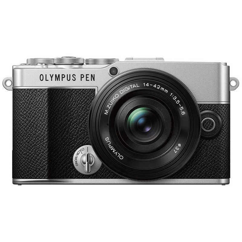 Rakuten - OLYMPUS PEN E-P7 14-42mm EZレンズキット [シルバー] オリンパス ミラーレス一眼カメラ