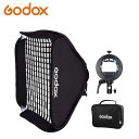 【あす楽対応】Godox S2ブラケット＋60×60ソフトボックス＋収納バッグ ボーエンズマウント 装着可能のガスケット godox AD200 AD200pro AD400proやラウンドヘッドV1、V860II、V850II、TT685、TT600、TT350などに着装可能　SGGV6060