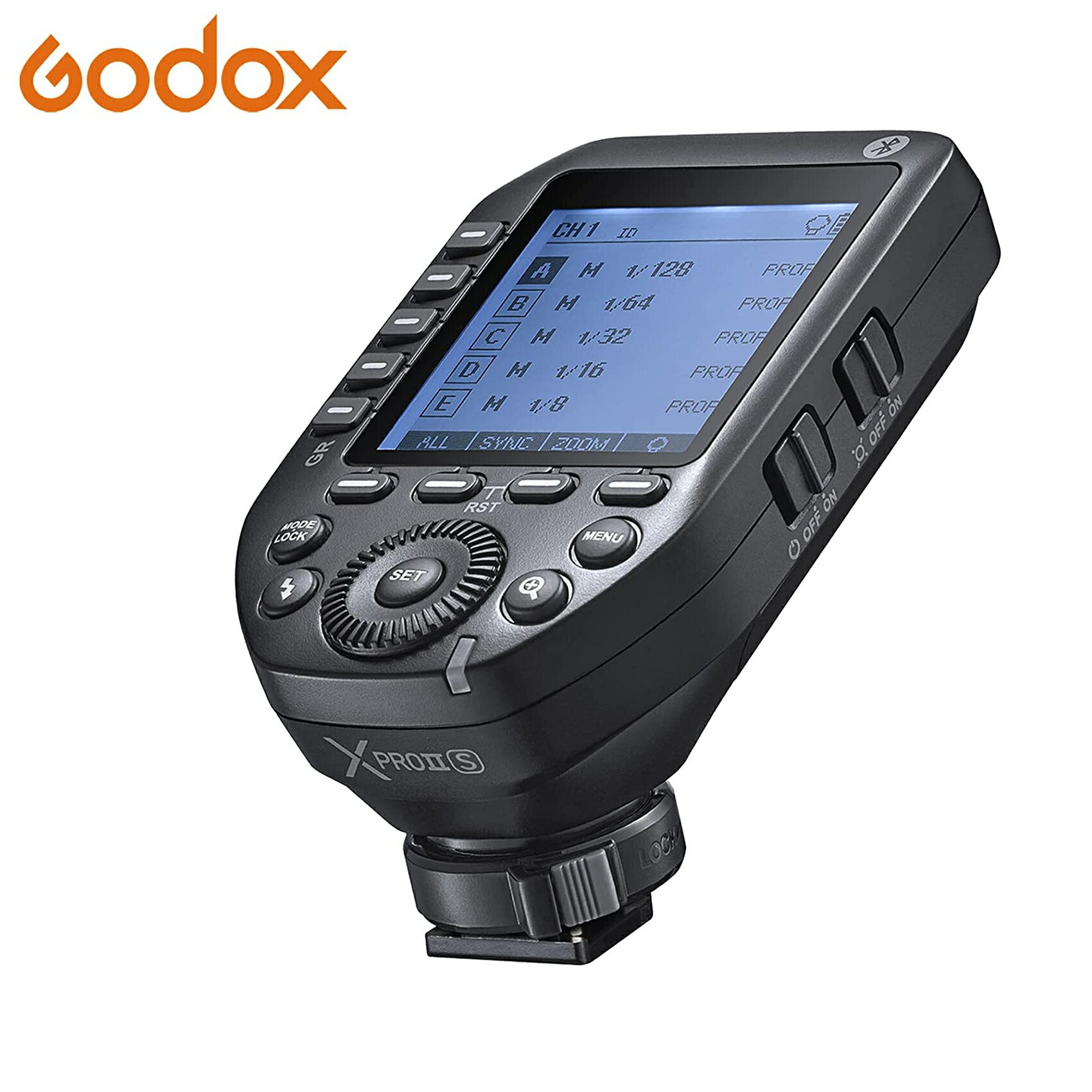 【あす楽対応】正規代理店品 GODOX XProII-S 技適マーク付 日本語説明書有 フラッシュトリガー Sony 用,2.4G ワイヤレストランスミッター HSS 1/8000S Bluetooth スマートでポータブルな大画面トリガー Sony カメラ用 Godox ゴドックス