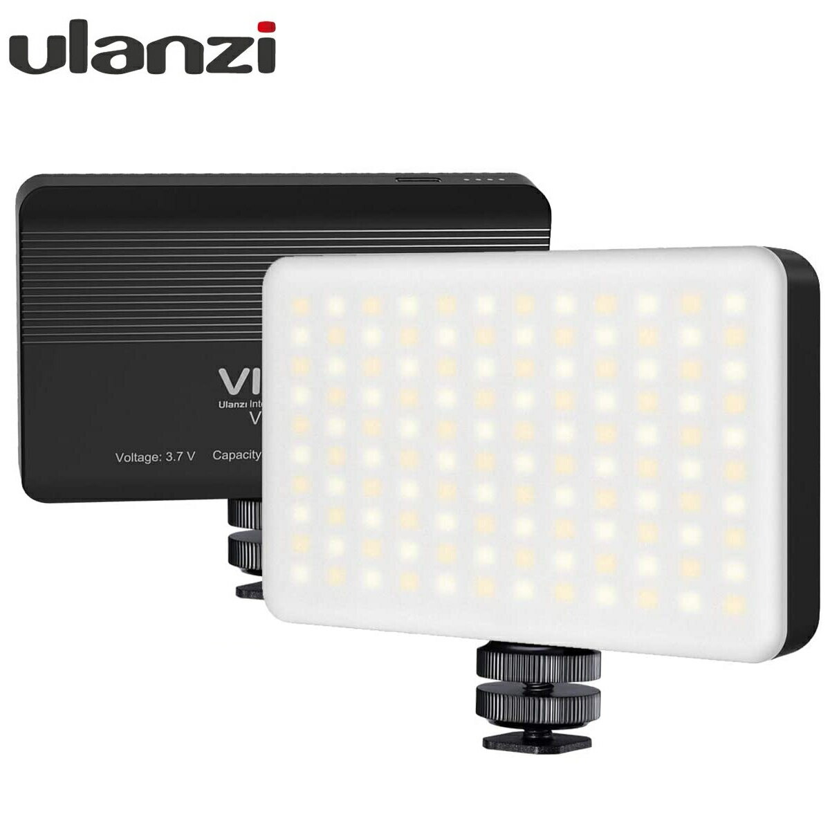 【あす楽対応】Ulanzi VL120 LED ビデオライト RGB効果の色紙付き 3100mAh USB充電式 ソフト光 超高輝度 3200k-6500k CRI95 +高演色性 小型 コールドシューマウント付きカメラライト iPhone Canon Nikon Sony Zhiyun Smooth 4 DJI OSMO Mobile 3 Action Gopro osmo pocket