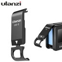 【全国送料無料】Ulanzi GoPro HERO12 HERO11 HERO10 Black Hero9 専用 バッテリーカバー 直接充電可能 アルミ素材 Type-c充電 ゴープロ アクセサリーG9-2 定形外郵便