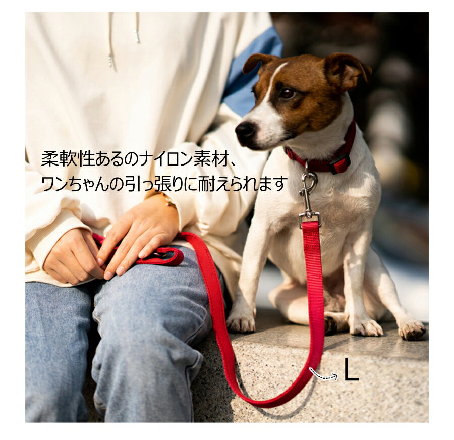 ★在庫一掃セール★在庫限り 犬用引きひも リード やわらかい おしゃれ 軽い 丈夫 犬...