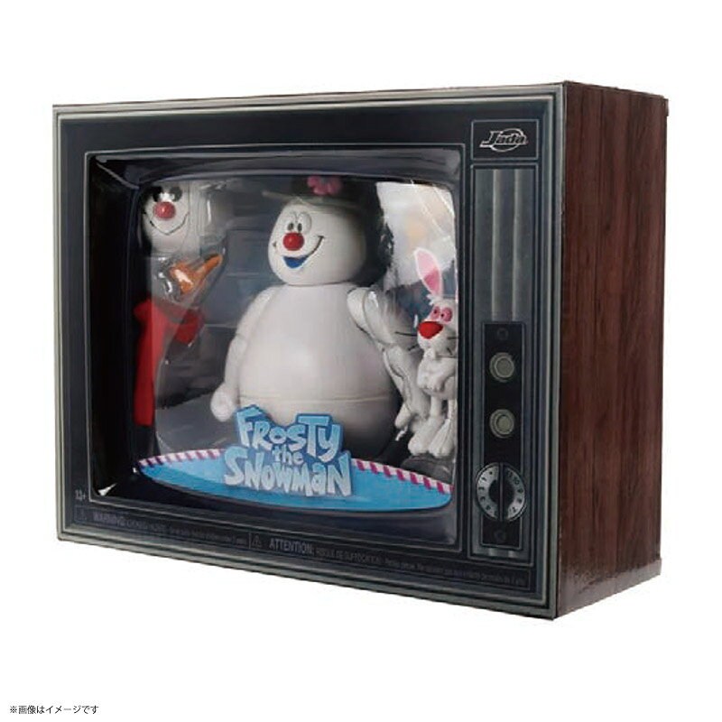 【2026年2月入荷予定】フロスティ・ザ・スノーマン～温かい雪だるま1/12スケール アクションフィギュア with ウサギのホーカス・ボーカス 可動 アメコミ シリアル レトロ かわいい
