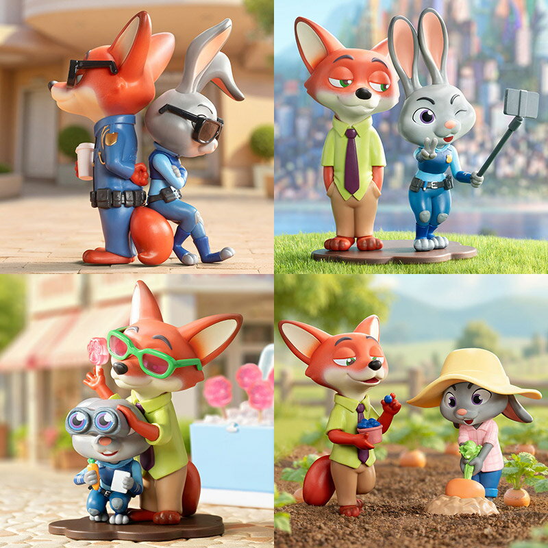 52TOYS BLINDBOX ズートピア ベストパートナー 1BOX6個セット トレーディングフィ...