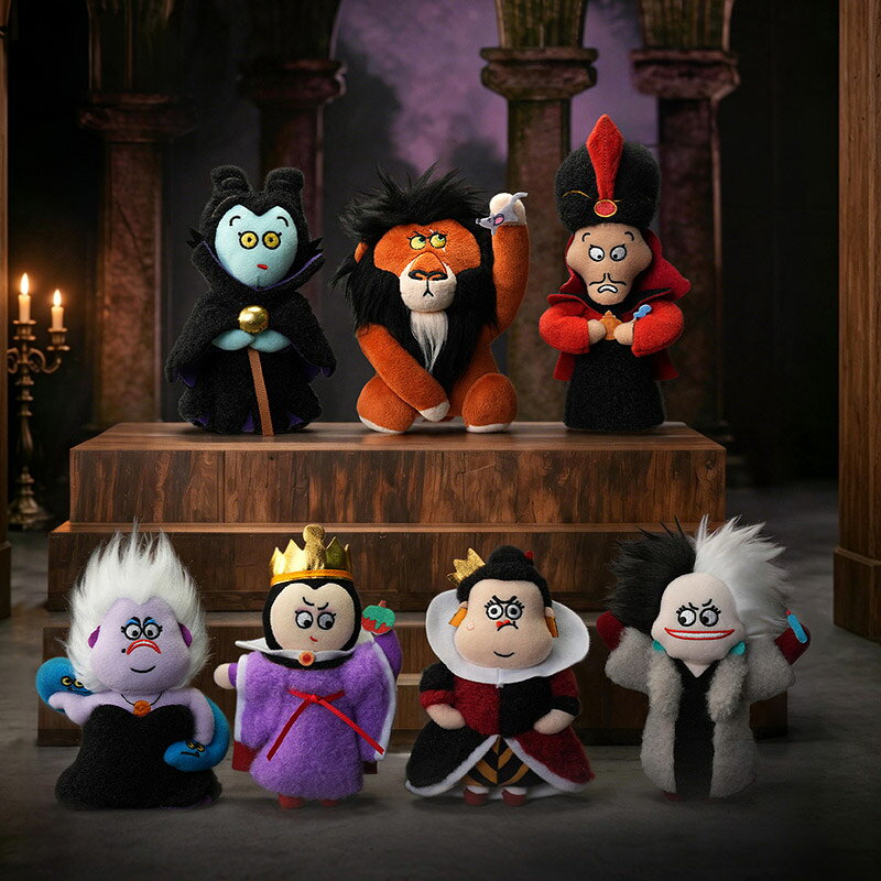 52TOYS BLINDBOX ディズニー ヴィランズ おいかけっこぬいぐるみストラップ 1BOX6個セット