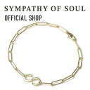 シンパシーオブソウル ブレスレット メンズ 【公式】シンパシーオブソウル SYMPATHY OF SOUL ホースシュー “S” チェーンブレスレット K18イエローゴールド【メーカー直営】送料無料 | シンパシーオブソウル ブレスレット メンズ アクセサリー ジュエリー ブランド ホースシュー 馬蹄 K18 ゴールド