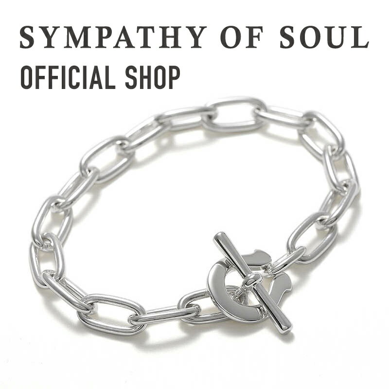 シンパシーオブソウル ブレスレット メンズ 【公式】シンパシーオブソウル SYMPATHY OF SOUL シックホースシュートグルブレスレット ロングリンク【メーカー直営】送料無料 | シンパシー オブ ソウル ブレスレット メンズ アクセサリー ブランド ジュエリー シルバー925 ホースシュー 馬蹄 ロングリンクチェーン ギフト