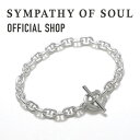 シンパシーオブソウル ブレスレット メンズ 【公式】シンパシーオブソウル SYMPATHY OF SOUL ミディアムホースシュートグルブレスレット アンカー【メーカー直営】送料無料 | シンパシー オブ ソウル ブレスレット メンズ アクセサリー ジュエリー シルバー925 ホースシュー 馬蹄 アンカーチェーン ギフト