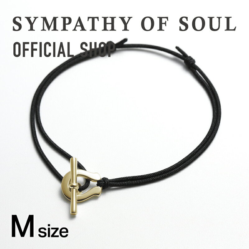 シンパシーオブソウル ブレスレット メンズ 【公式】シンパシーオブソウル SYMPATHY OF SOUL ミディアムホースシュートグルコードブレスレット - K18イエローゴールド【メーカー直営】送料無料 | シンパシー オブ ソウル メンズ アクセサリー ブランド ジュエリー ギフト コードブレスレット K18ゴールド ホースシュー